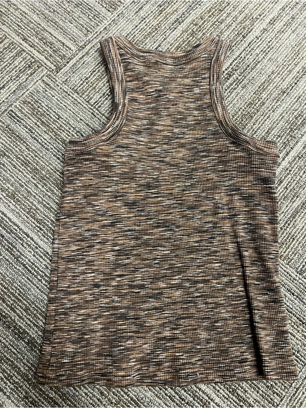 LOFT Brown Multi Ribbed Tank - Picture 3 of 6